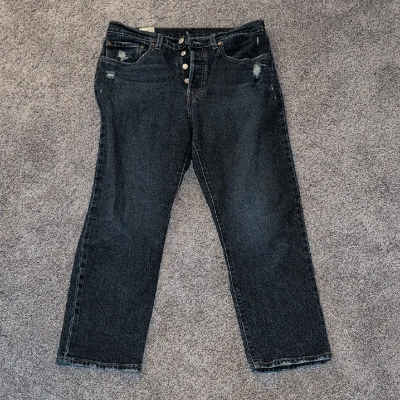 Levi's 501 Jeans with Button-Fly 30x28 - Picture 1 of 6